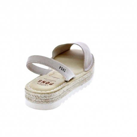 Abarcas menorquinas Avarca Pons zapatos Mujer modelo 116F Beige 