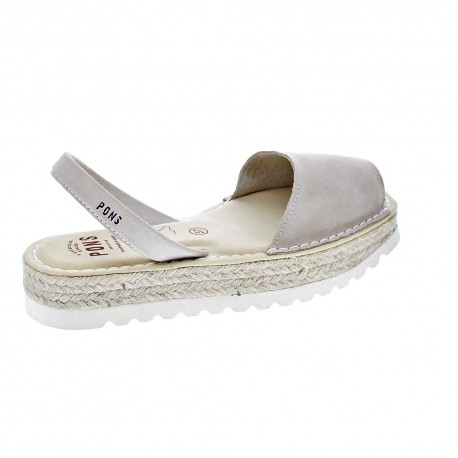 Abarcas menorquinas Avarca Pons zapatos Mujer modelo 116F Beige 