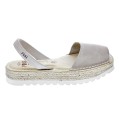 Abarcas menorquinas Avarca Pons zapatos Mujer modelo 116F Beige 