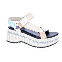 Sandalias Tommy Hilfiger zapatos Mujer modelo Wedge Sandal Blanco 