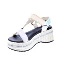 Sandalias Tommy Hilfiger zapatos Mujer modelo Wedge Sandal Blanco 