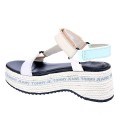 Sandalias Tommy Hilfiger zapatos Mujer modelo Wedge Sandal Blanco 