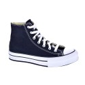 Zapatillas botas Converse zapatos Mujer modelo Chuck Taylor All Star Eva PLATAFORMA lona Negro Velcro