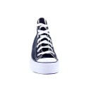 Zapatillas botas Converse zapatos Mujer modelo Chuck Taylor All Star Eva PLATAFORMA lona Negro Velcro