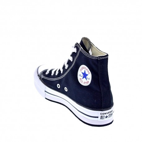 Zapatillas botas Converse zapatos Mujer modelo Chuck Taylor All Star Eva PLATAFORMA lona Negro Velcro