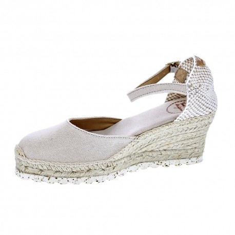 Alpargatas Toni Pons zapatos Mujer modelo Corfu Beige 