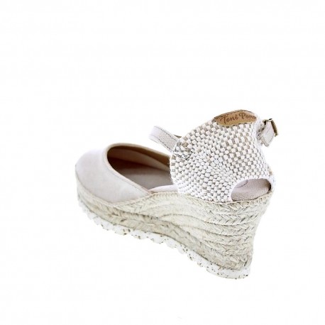 Alpargatas Toni Pons zapatos Mujer modelo Corfu Beige 