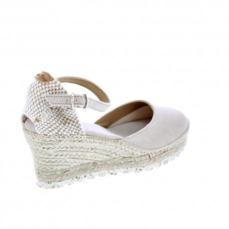 Alpargatas Toni Pons zapatos Mujer modelo Corfu Beige 