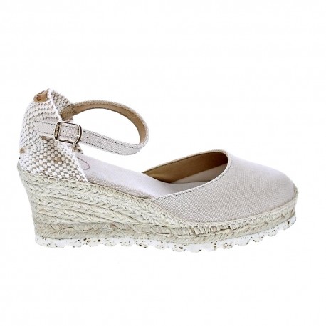 Alpargatas Toni Pons zapatos Mujer modelo Corfu Beige 
