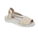 Alpargatas Toni Pons zapatos Mujer modelo Estela Beige 