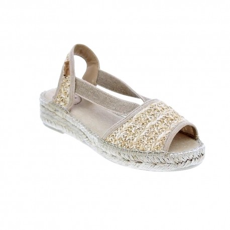 Alpargatas Toni Pons zapatos Mujer modelo Estela Beige 