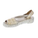Alpargatas Toni Pons zapatos Mujer modelo Estela Beige 