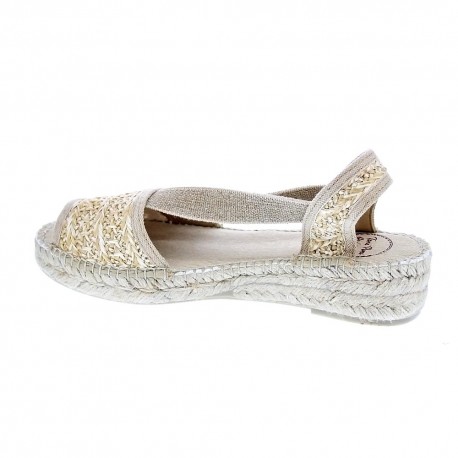 Alpargatas Toni Pons zapatos Mujer modelo Estela Beige 