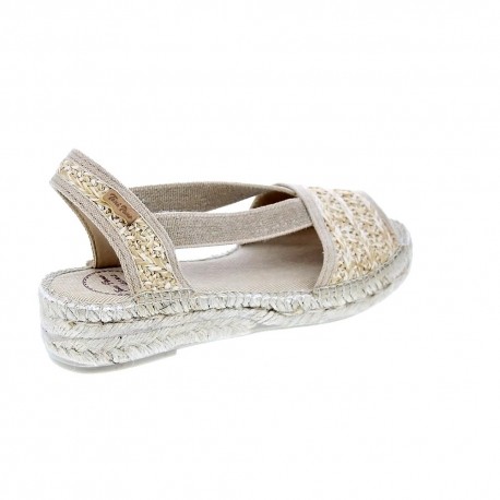 Alpargatas Toni Pons zapatos Mujer modelo Estela Beige 
