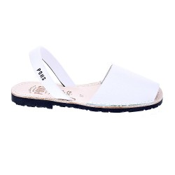 Abarcas menorquinas Avarca Pons zapatos Mujer modelo 510 Blanco  2