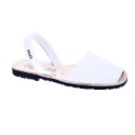 Abarcas menorquinas Avarca Pons zapatos Mujer modelo 510 Blanco 