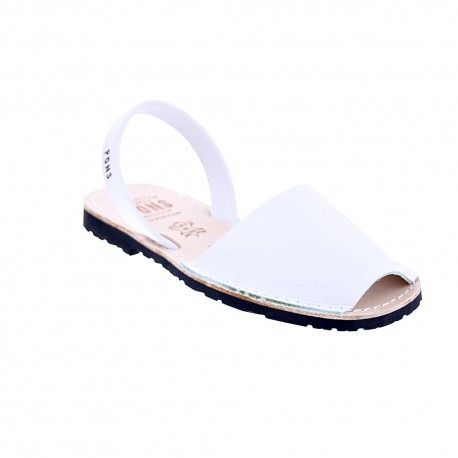 Abarcas menorquinas Avarca Pons zapatos Mujer modelo 510 Blanco 