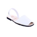 Abarcas menorquinas Avarca Pons zapatos Mujer modelo 510 Blanco 