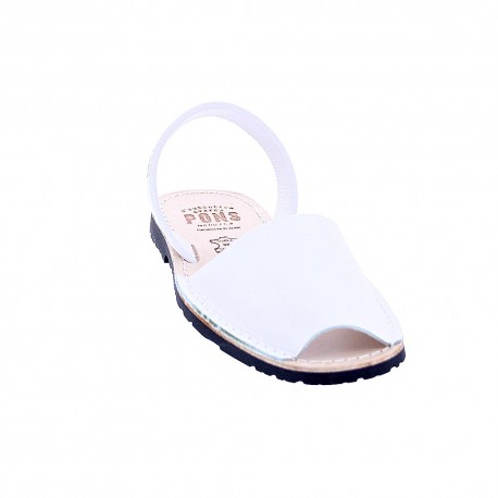 Abarcas menorquinas Avarca Pons zapatos Mujer modelo 510 Blanco 