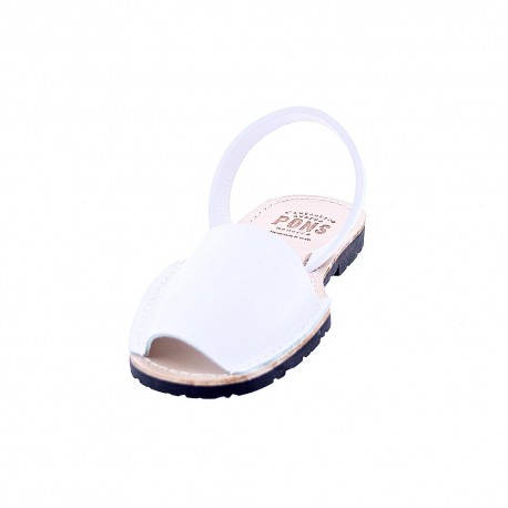 Abarcas menorquinas Avarca Pons zapatos Mujer modelo 510 Blanco 