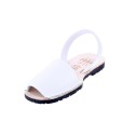 Abarcas menorquinas Avarca Pons zapatos Mujer modelo 510 Blanco 