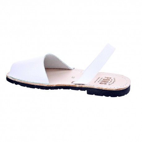 Abarcas menorquinas Avarca Pons zapatos Mujer modelo 510 Blanco 