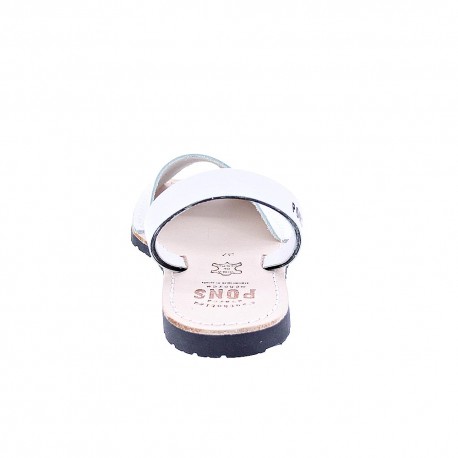 Abarcas menorquinas Avarca Pons zapatos Mujer modelo 510 Blanco 