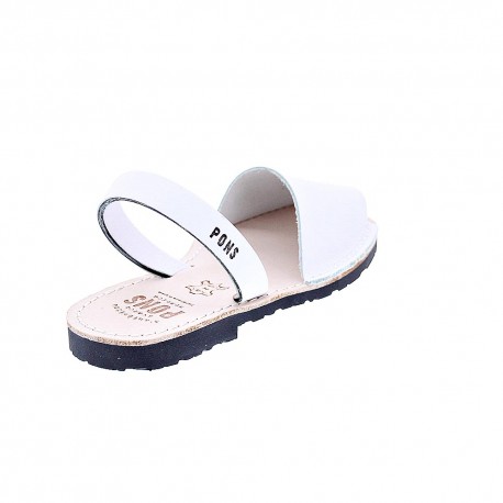 Abarcas menorquinas Avarca Pons zapatos Mujer modelo 510 Blanco 