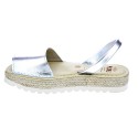 Abarcas menorquinas Avarca Pons zapatos Mujer modelo 116F Plata 