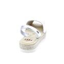Abarcas menorquinas Avarca Pons zapatos Mujer modelo 116F Plata 