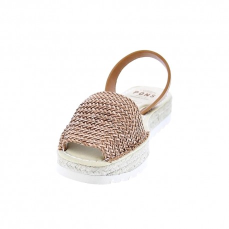 Abarcas menorquinas Avarca Pons zapatos Mujer modelo 116F Gris 