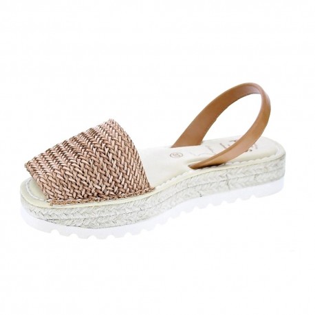 Abarcas menorquinas Avarca Pons zapatos Mujer modelo 116F Gris 