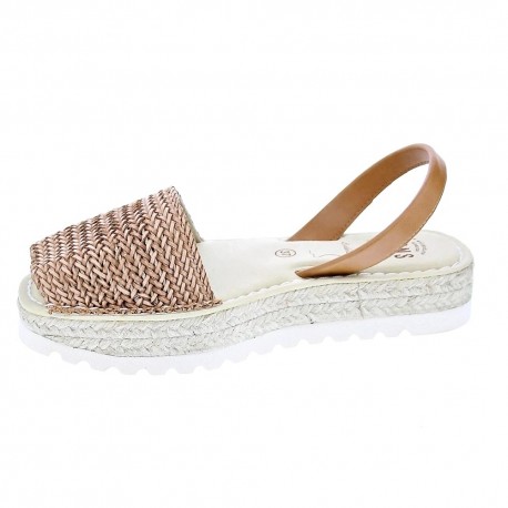 Abarcas menorquinas Avarca Pons zapatos Mujer modelo 116F Gris 