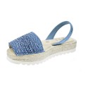 Abarcas menorquinas Avarca Pons zapatos Mujer modelo 116F Azul 