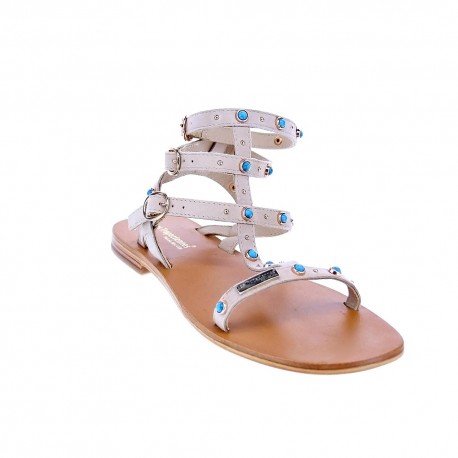 Sandalias Les Tropeziennes zapatos Mujer modelo Corfou Beige 