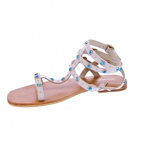Sandalias Les Tropeziennes zapatos Mujer modelo Corfou Beige 