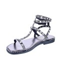 Sandalias Les Tropeziennes zapatos Mujer modelo Corol Gris 