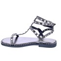 Sandalias Les Tropeziennes zapatos Mujer modelo Corol Gris 