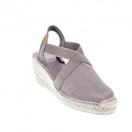 Zuecos Toni Pons zapatos Mujer modelo Ter Beige Elástico
