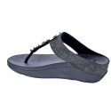 Sandalias FitFlop zapatos Mujer modelo Halo Shimmer Negro 
