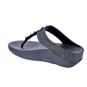 Sandalias FitFlop zapatos Mujer modelo Halo Shimmer Negro 
