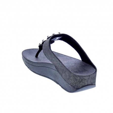 Sandalias FitFlop zapatos Mujer modelo Halo Shimmer Negro 