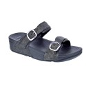 Sandalias FitFlop zapatos Mujer modelo Lulu Shimmer Negro 