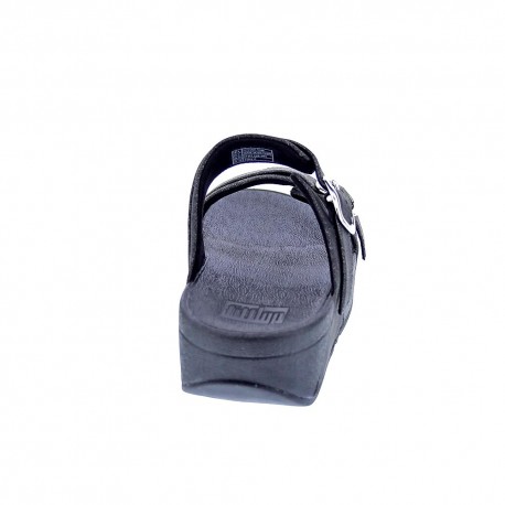 Sandalias FitFlop zapatos Mujer modelo Lulu Shimmer Negro 