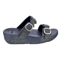 Sandalias FitFlop zapatos Mujer modelo Lulu Shimmer Negro 