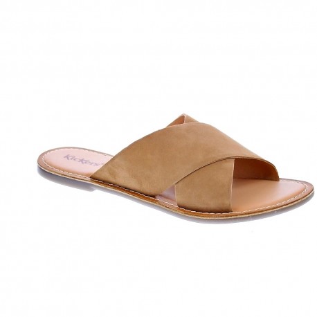 Sandalias Kickers zapatos Mujer modelo Diaz Beige 