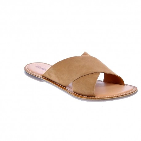 Sandalias Kickers zapatos Mujer modelo Diaz Beige 