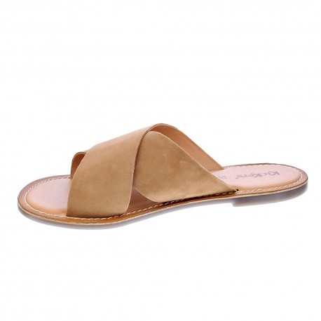 Sandalias Kickers zapatos Mujer modelo Diaz Beige 