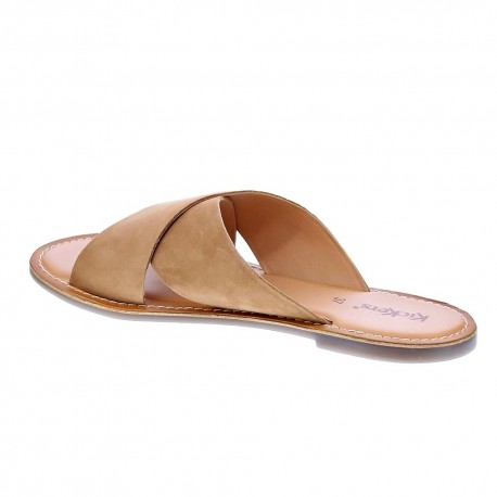 Sandalias Kickers zapatos Mujer modelo Diaz Beige 