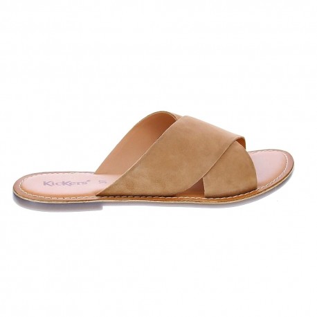 Sandalias Kickers zapatos Mujer modelo Diaz Beige 
